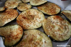Keto Eggplant Chips Low Carb Recipe | KetoVale