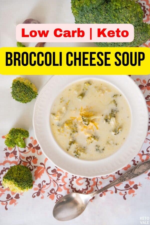 Keto Broccoli Cheese Soup (Fast and Easy!) | KetoVale