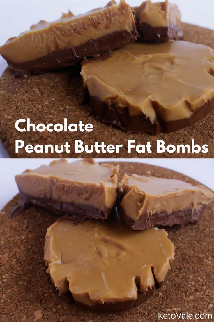 Chocolate Peanut Butter Fat Bomb Recipe Ketovale 