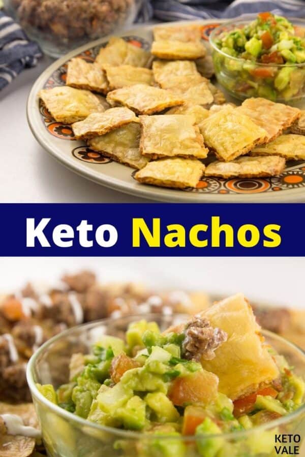 Easy Keto Nachos with Guacamole Low Carb Recipe | KetoVale