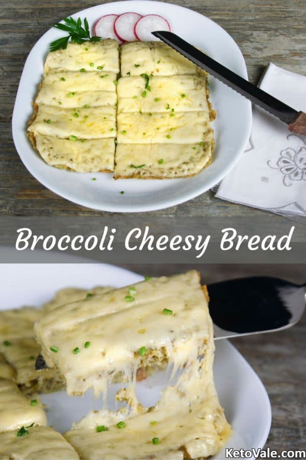 Keto Cheesy Broccoli Breadsticks Low Carb Recipe | KetoVale