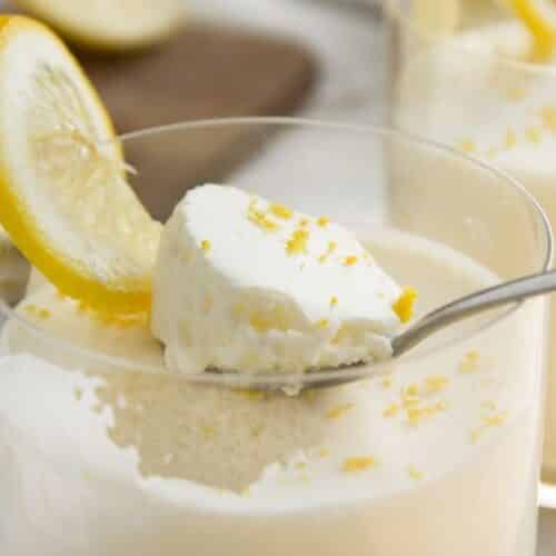 Easy Keto Lemon Mousse Low Carb Sugar Free Recipe | KetoVale