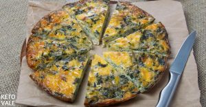 Easy Crustless Spinach Quiche Low Carb Recipe