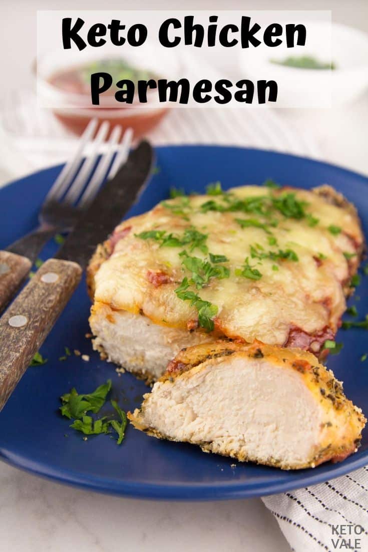 Keto Chicken Parmesan Low Carb Recipe (Tested) | KetoVale