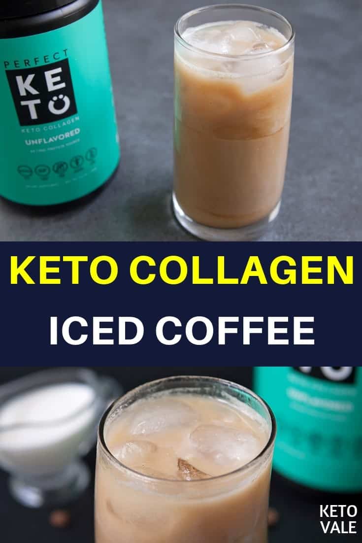 keto collagen iced coffee
