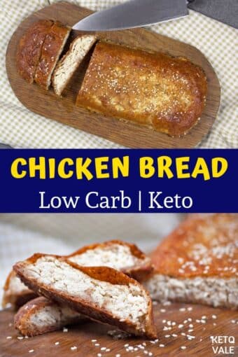 Keto Chicken Fathead Bread Low Carb Recipe | KetoVale