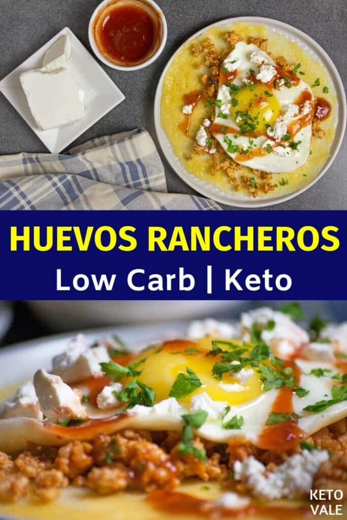Keto Chicken Huevos Rancheros Low Carb Recipe | KetoVale