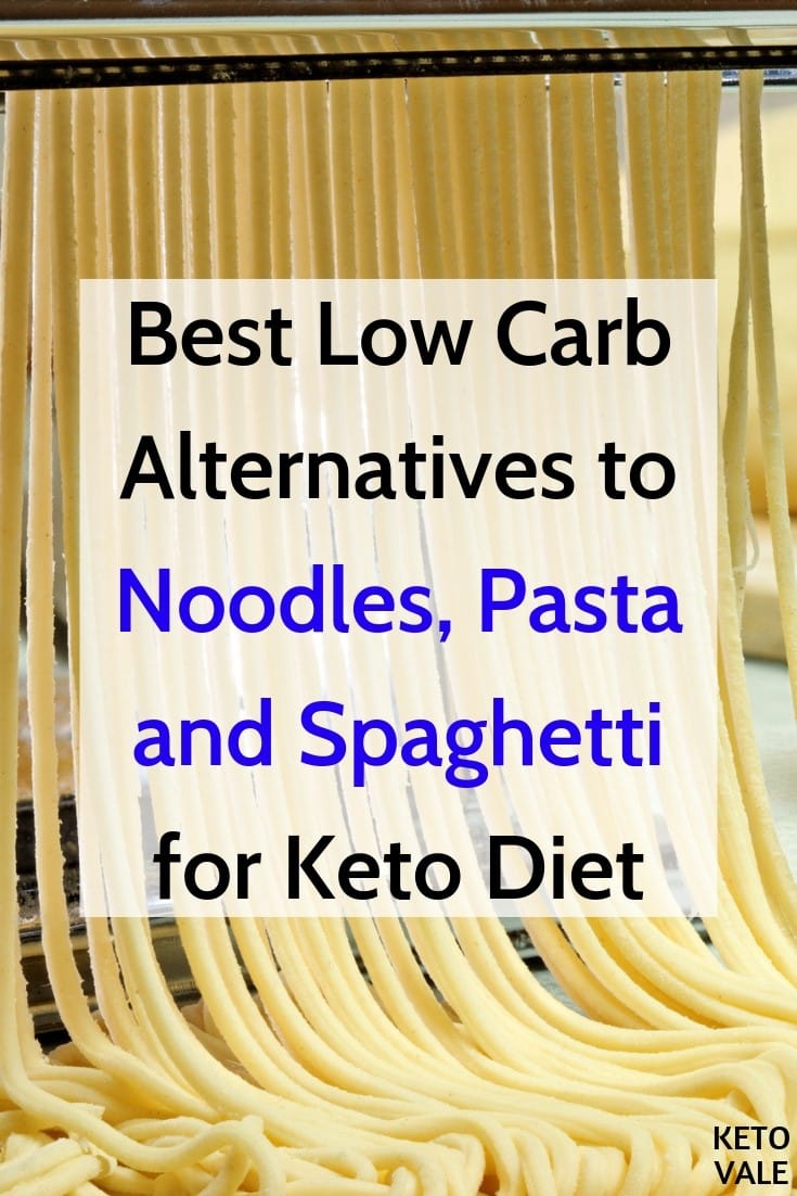 6 Best Low Carb Alternatives to Noodles, Pasta & Spaghetti | KetoVale