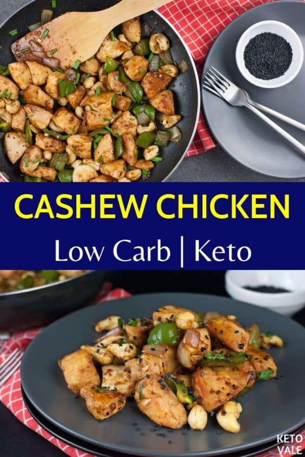 Easy Keto Cashew Chicken Low Carb Recipe | KetoVale