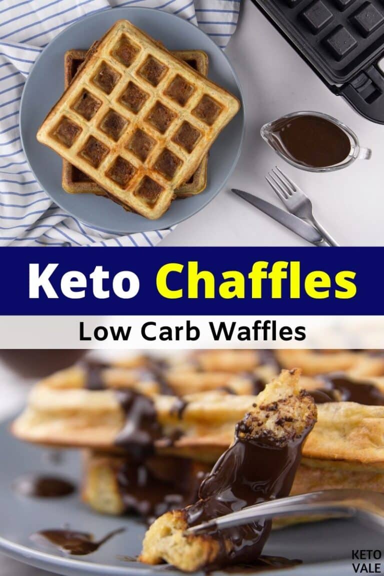 Keto Chaffles: Low Carb Waffles Recipe Only 1 Net Carb | KetoVale