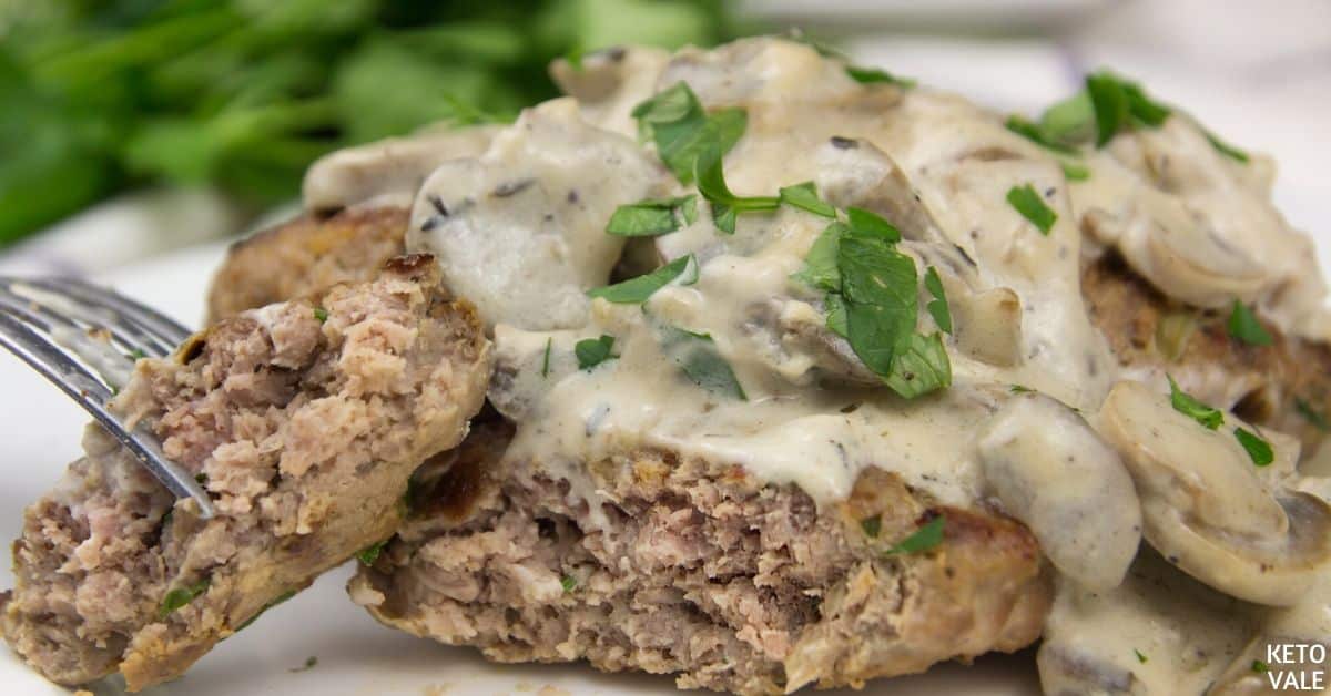 easy-keto-mushroom-gravy-burger-patties-low-carb-video-recipe-ketovale