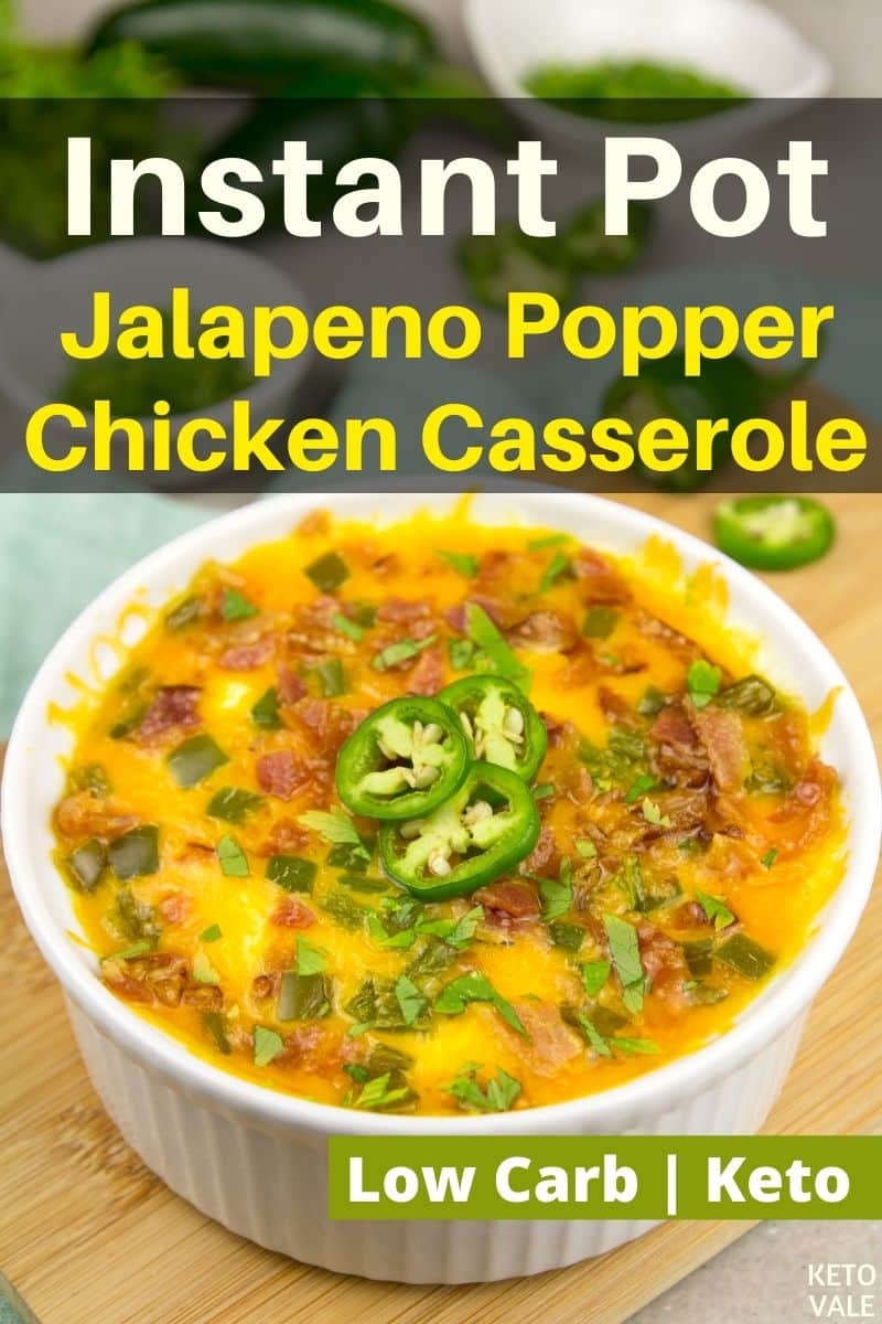 Keto Instant Pot Jalapeno Popper Chicken Casserole Low Carb Recipe ...